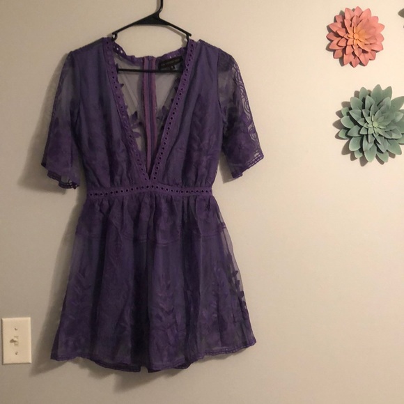 Romper. Purple - Picture 1 of 2